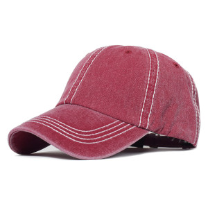 Pure Cotton Solid Color Washed Baseball Hat