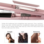 Steam hair straightener spray electric curling straight