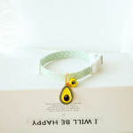 Candy Color Egg And Avocado Pendant Cat Collar