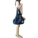 Out Hand Bill Of Lading Washed Denim Travel Bag Outdoor Supplies