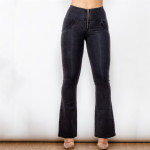 High Waist Black Flared Skinny Women's Stretch Jeans