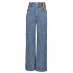 Women's Summer High-waisted Casual Breathable Straight Jeans