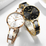 Exquisite Ladies Waterproof Ceramic Watch