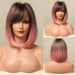 Short And Short Straight Hair, High Temperature Silk Material