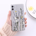 Small Flower Transparent Mobile Phone Case Soft