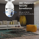 1080P IP E27 Light Bulb Camera Wi-Fi IR Night Smart Home Wireless Security