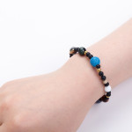 Men's And Women's Fashionable Natural Stone Stretch Sun Bracelet