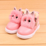 Girls' Cotton Shoes Thick Snow Boots