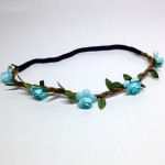 Rose Flower Headband Wreath Bridal Korean Style