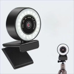 High-Definition Network Computer Camera With Fill Light Usb Driver-Free Live Online Video Conference