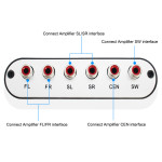 Dts Digital To Analog Audio Decoder Fiber Coaxial To 5.1 Channel Dolby Ac-3 Converter