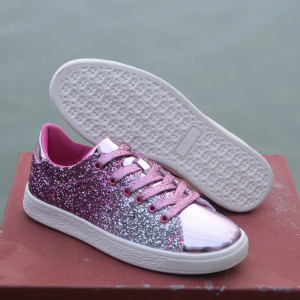 Colorful sequin casual shoes