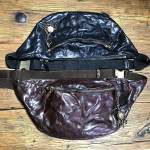 First Layer Cowhide Men's Chest Bag Leather