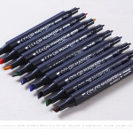 Double-headed Alcohol Oily Color Animation Paint Pen For Professional Art Students