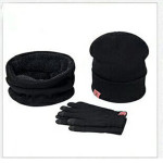 Three Piece Hat Plus Velvet Warmth