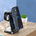 Three In One Wireless Charging Foldable Desktop