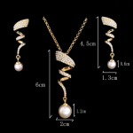 Europe And The United States Sell Hot Money Network Pearl Necklace Set Bridal Jewelry Set Wholesale 9093