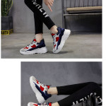 Korean casual thick bottom wild student running shoes