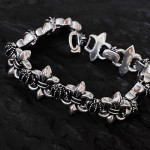 Fashion Vintage Crown Silver Bracelet