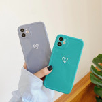 Couples Love Suitable For Iphone14 Phone Case SE, 13 Solid Color 12, XsMax Soft Case