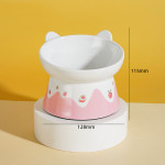 Pet Slanted High Foot Anti-overturning Bowl