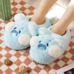 Plush Warm Cute Doodle Cat Fur Slippers