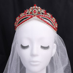 Wedding Crown Headdress Bridal Rhinestone Wedding Style Crown Accessories