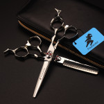 Silver skull Beauty Salon Cutting Tools