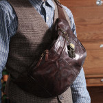 Leather Vintage Plant-tanned Cow Leather Crossbody Bag