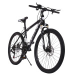 Junior Aluminum Full Mountain Bike, Stone Mountain 26 Inch 21-Speed Bicycle