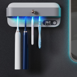 Simple Household Smart Wall-mounted Sterilizer Cover Air-dried Toothbrush Holder