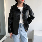 Jacket Small PU Leather Short Jacket Spring And Autumn