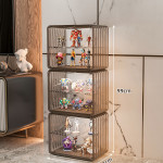 Acrylic Clear Glass Household Building Block Shelf