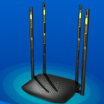 Four-antenna super wireless router