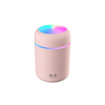 Cool Mist Humidifier, 300ml Mini Portable Humidifier With Multicolor LED Night Light, 2 Mist Mode And Auto Shut-Off, Personal Desktop Aroma Diffuser For Home Office