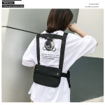 Cool Style Crossbody Motorcycle Punk Canvas Chest Bag