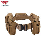 Outdoor Patrol Multi-functional Five Piece Nylon Detachable Adjustable Tactical Belt