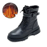 Children's New Martin Boots Leather Fashion Round Toe