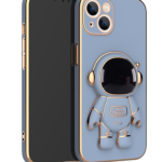 3D Astronaut Phone Case Anti-Drop Electroplating Bracket