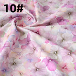 Soft Thin Skirt Plant Flower Pastoral Fabric Cotton