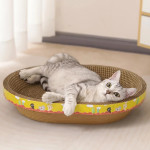 Cat Scratching Board Bowl Type Integrated Vertical Claw Grinding Toy