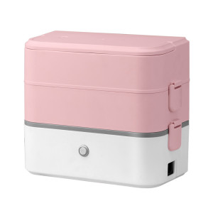 Double-layer Pluggable Portable Heated Lunch Box