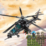 Building Block Aircraft Military Series Large Transport Assembly Toys