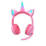 Glowing Bluetooth Headset Cat Ear Children's Headphones Crown Headset