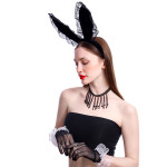 New Rabbit Ears Animal Head Buckle Hair Band Hairpin