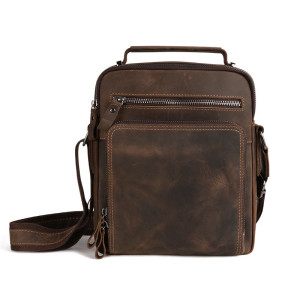 Casual Retro Large-capacity Leather Men's Bag