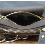 Genuine Leather Cell Phone Waist Bag Niche Simple Mini