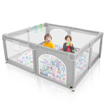 Baby Playpen With Mat Activity Centre Indoor Outdoor Baby Fence Toddlers Babies