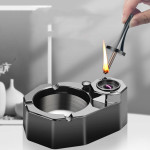 Oil-electric Hybrid Charging Lighter Kerosene Ignition Creative Ashtray