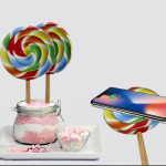 Creative Pattern Lollipop Wireless Quick Charging Appliance